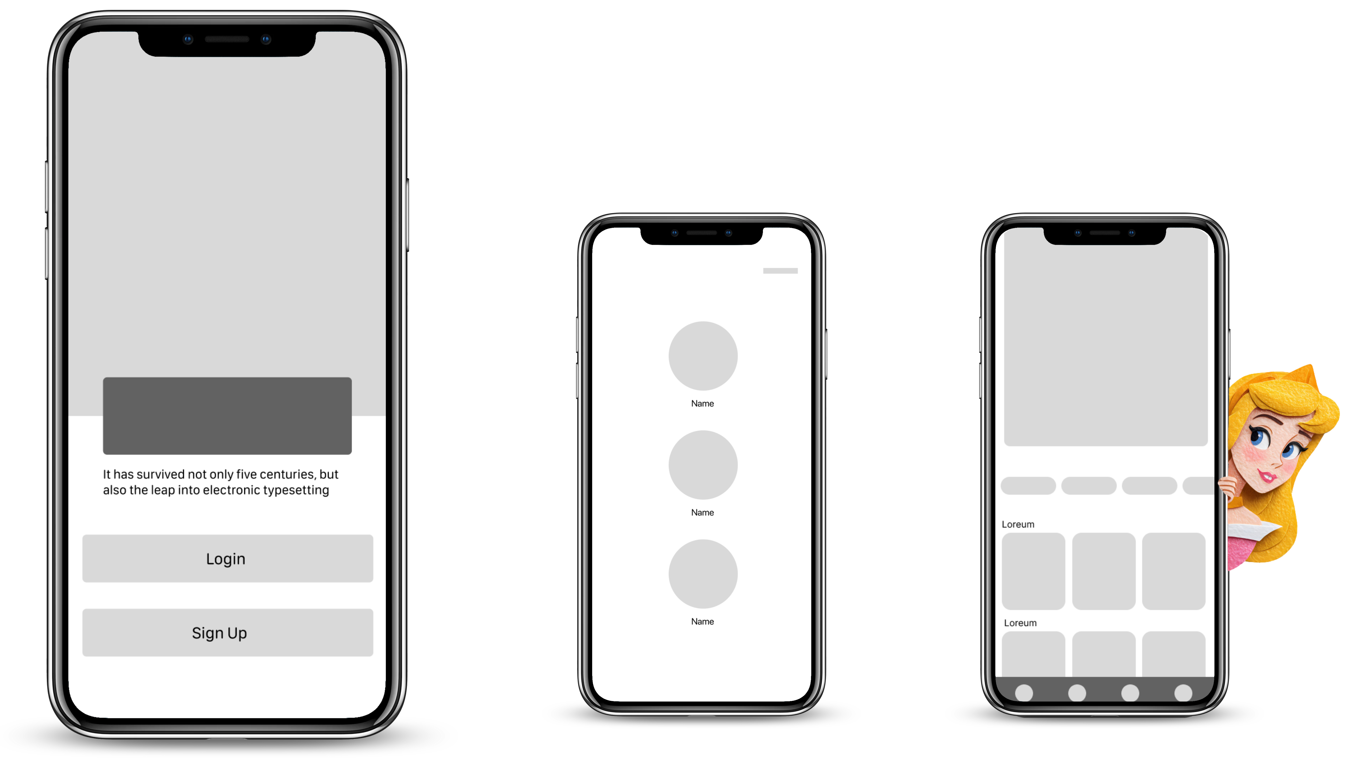 New design wireframe